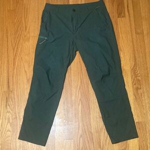 REI Co-Op Dark Spruce Green Men's Trailmade Hiking Pants - Size 34 x 30